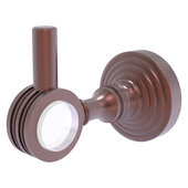  Pacific Grove Collection Robe Hook with Dotted Accents in Antique Copper, 2-1/4'' Diameter x 4'' D x 3-1/8'' H