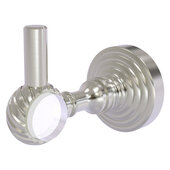  Pacific Grove Collection Robe Hook with Twisted Accents in Satin Nickel, 2-1/4'' Diameter x 4'' D x 3-1/8'' H