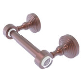  Pacific Grove Collection Two Post Toilet Paper Holder with Smooth Accent in Antique Copper, 7-11/16'' W x 2-3/16'' D x 4'' H