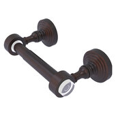  Pacific Grove Collection Two Post Toilet Paper Holder with Smooth Accent in Venetian Bronze, 7-11/16'' W x 2-3/16'' D x 4'' H