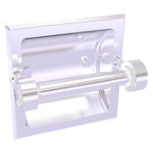  Pacific Grove Collection Recessed Toilet Paper Holder with Smooth Accent in Satin Chrome, 6-5/16'' W x 6-1/8'' D x 4-3/16'' H