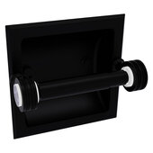  Pacific Grove Collection Recessed Toilet Paper Holder with Dotted Accents in Matte Black, 6-5/16'' W x 6-1/8'' D x 4-3/16'' H