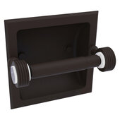  Pacific Grove Collection Recessed Toilet Paper Holder with Grooved Accents in Oil Rubbed Bronze, 6-5/16'' W x 6-1/8'' D x 4-3/16'' H