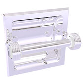  Pacific Grove Collection Recessed Toilet Paper Holder with Grooved Accents in Polished Chrome, 6-5/16'' W x 6-1/8'' D x 4-3/16'' H