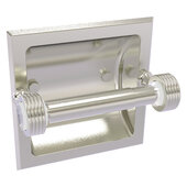  Pacific Grove Collection Recessed Toilet Paper Holder with Grooved Accents in Satin Nickel, 6-5/16'' W x 6-1/8'' D x 4-3/16'' H