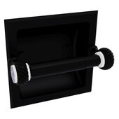  Pacific Grove Collection Recessed Toilet Paper Holder with Twisted Accents in Matte Black, 6-5/16'' W x 6-1/8'' D x 4-3/16'' H