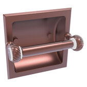  Pacific Grove Collection Recessed Toilet Paper Holder with Twisted Accents in Antique Copper, 6-5/16'' W x 6-1/8'' D x 4-3/16'' H