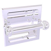  Pacific Grove Collection Recessed Toilet Paper Holder with Twisted Accents in Polished Chrome, 6-5/16'' W x 6-1/8'' D x 4-3/16'' H