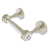  Pacific Grove Collection Two Post Toilet Paper Holder with Dotted Accents in Polished Nickel, 7-11/16'' W x 2-3/16'' D x 4'' H