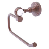  Pacific Grove Collection European Style Toilet Tissue Holder with Twisted Accents in Antique Copper, 7-11/16'' W x 5-5/8'' D x 4'' H