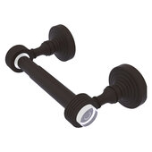  Pacific Grove Collection Two Post Toilet Paper Holder with Grooved Accents in Oil Rubbed Bronze, 7-11/16'' W x 2-3/16'' D x 4'' H