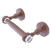  Pacific Grove Collection Two Post Toilet Paper Holder with Twisted Accents in Antique Copper, 7-11/16'' W x 2-3/16'' D x 4'' H