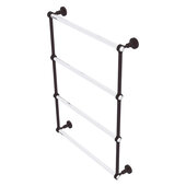  Pacific Grove Collection 4-Tier 24'' Ladder Towel Bar with Smooth Accent in Antique Bronze, 26-3/16'' W x 4-11/16'' D x 35'' H