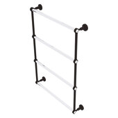  Pacific Grove Collection 4-Tier 24'' Ladder Towel Bar with Smooth Accent in Oil Rubbed Bronze, 26-3/16'' W x 4-11/16'' D x 35'' H