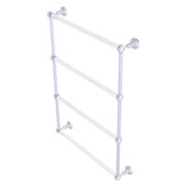  Pacific Grove Collection 4-Tier 24'' Ladder Towel Bar with Smooth Accent in Satin Chrome, 26-3/16'' W x 4-11/16'' D x 35'' H