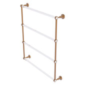  Pacific Grove Collection 4-Tier 30'' Ladder Towel Bar with Smooth Accent in Brushed Bronze, 32-3/16'' W x 4-11/16'' D x 35'' H