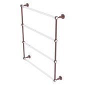  Pacific Grove Collection 4-Tier 30'' Ladder Towel Bar with Smooth Accent in Antique Copper, 32-3/16'' W x 4-11/16'' D x 35'' H