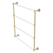  Pacific Grove Collection 4-Tier 30'' Ladder Towel Bar with Smooth Accent in Unlacquered Brass, 32-3/16'' W x 4-11/16'' D x 35'' H