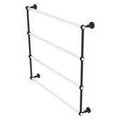  Pacific Grove Collection 4-Tier 36'' Ladder Towel Bar with Smooth Accent in Antique Bronze, 38-3/16'' W x 4-11/16'' D x 35'' H