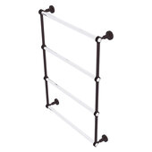  Pacific Grove Collection 4-Tier 24'' Ladder Towel Bar with Dotted Accents in Antique Bronze, 26-3/16'' W x 4-11/16'' D x 35'' H