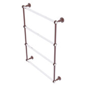  Pacific Grove Collection 4-Tier 24'' Ladder Towel Bar with Dotted Accents in Antique Copper, 26-3/16'' W x 4-11/16'' D x 35'' H