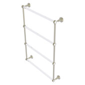  Pacific Grove Collection 4-Tier 24'' Ladder Towel Bar with Dotted Accents in Polished Nickel, 26-3/16'' W x 4-11/16'' D x 35'' H