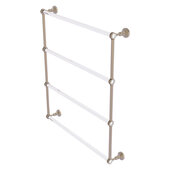 Pacific Grove Collection 4-Tier 30'' Ladder Towel Bar with Dotted Accents in Antique Pewter, 32-3/16'' W x 4-11/16'' D x 35'' H