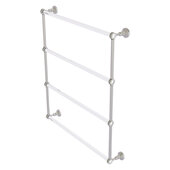  Pacific Grove Collection 4-Tier 30'' Ladder Towel Bar with Dotted Accents in Satin Nickel, 32-3/16'' W x 4-11/16'' D x 35'' H