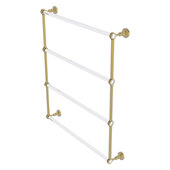  Pacific Grove Collection 4-Tier 30'' Ladder Towel Bar with Dotted Accents in Unlacquered Brass, 32-3/16'' W x 4-11/16'' D x 35'' H