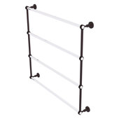  Pacific Grove Collection 4-Tier 36'' Ladder Towel Bar with Dotted Accents in Antique Bronze, 38-3/16'' W x 4-11/16'' D x 35'' H