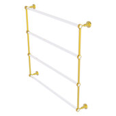  Pacific Grove Collection 4-Tier 36'' Ladder Towel Bar with Dotted Accents in Polished Brass, 38-3/16'' W x 4-11/16'' D x 35'' H