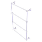  Pacific Grove Collection 4-Tier 24'' Ladder Towel Bar with Grooved Accents in Polished Chrome, 26-3/16'' W x 4-11/16'' D x 35'' H