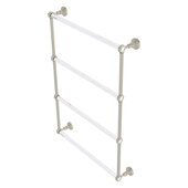  Pacific Grove Collection 4-Tier 24'' Ladder Towel Bar with Grooved Accents in Polished Nickel, 26-3/16'' W x 4-11/16'' D x 35'' H