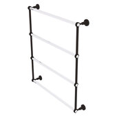  Pacific Grove Collection 4-Tier 30'' Ladder Towel Bar with Grooved Accents in Oil Rubbed Bronze, 32-3/16'' W x 4-11/16'' D x 35'' H