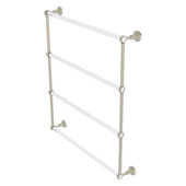  Pacific Grove Collection 4-Tier 30'' Ladder Towel Bar with Grooved Accents in Polished Nickel, 32-3/16'' W x 4-11/16'' D x 35'' H
