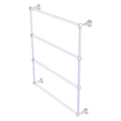  Pacific Grove Collection 4-Tier 30'' Ladder Towel Bar with Grooved Accents in Satin Chrome, 32-3/16'' W x 4-11/16'' D x 35'' H