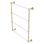  Pacific Grove Collection 4-Tier 30'' Ladder Towel Bar with Grooved Accents in Unlacquered Brass, 32-3/16'' W x 4-11/16'' D x 35'' H