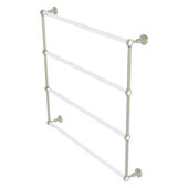  Pacific Grove Collection 4-Tier 36'' Ladder Towel Bar with Grooved Accents in Polished Nickel, 38-3/16'' W x 4-11/16'' D x 35'' H