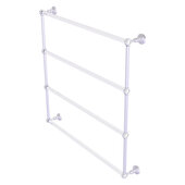  Pacific Grove Collection 4-Tier 36'' Ladder Towel Bar with Grooved Accents in Satin Chrome, 38-3/16'' W x 4-11/16'' D x 35'' H