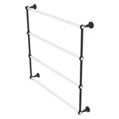  Pacific Grove Collection 4-Tier 36'' Ladder Towel Bar with Grooved Accents in Venetian Bronze, 38-3/16'' W x 4-11/16'' D x 35'' H