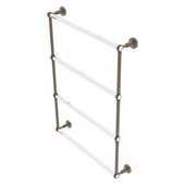  Pacific Grove Collection 4-Tier 24'' Ladder Towel Bar with Twisted Accents in Antique Brass, 26-3/16'' W x 4-11/16'' D x 35'' H