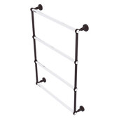  Pacific Grove Collection 4-Tier 24'' Ladder Towel Bar with Twisted Accents in Antique Bronze, 26-3/16'' W x 4-11/16'' D x 35'' H