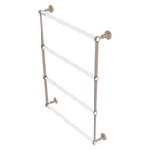  Pacific Grove Collection 4-Tier 24'' Ladder Towel Bar with Twisted Accents in Antique Pewter, 26-3/16'' W x 4-11/16'' D x 35'' H