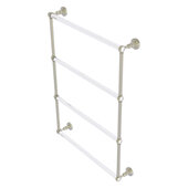  Pacific Grove Collection 4-Tier 24'' Ladder Towel Bar with Twisted Accents in Polished Nickel, 26-3/16'' W x 4-11/16'' D x 35'' H