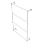  Pacific Grove Collection 4-Tier 24'' Ladder Towel Bar with Twisted Accents in Satin Chrome, 26-3/16'' W x 4-11/16'' D x 35'' H