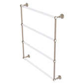  Pacific Grove Collection 4-Tier 30'' Ladder Towel Bar with Twisted Accents in Antique Pewter, 32-3/16'' W x 4-11/16'' D x 35'' H