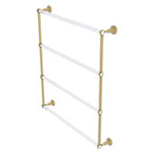  Pacific Grove Collection 4-Tier 30'' Ladder Towel Bar with Twisted Accents in Satin Brass, 32-3/16'' W x 4-11/16'' D x 35'' H