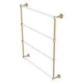  Pacific Grove Collection 4-Tier 30'' Ladder Towel Bar with Twisted Accents in Unlacquered Brass, 32-3/16'' W x 4-11/16'' D x 35'' H