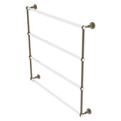  Pacific Grove Collection 4-Tier 36'' Ladder Towel Bar with Twisted Accents in Antique Brass, 38-3/16'' W x 4-11/16'' D x 35'' H