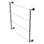  Pacific Grove Collection 4-Tier 36'' Ladder Towel Bar with Twisted Accents in Antique Bronze, 38-3/16'' W x 4-11/16'' D x 35'' H
